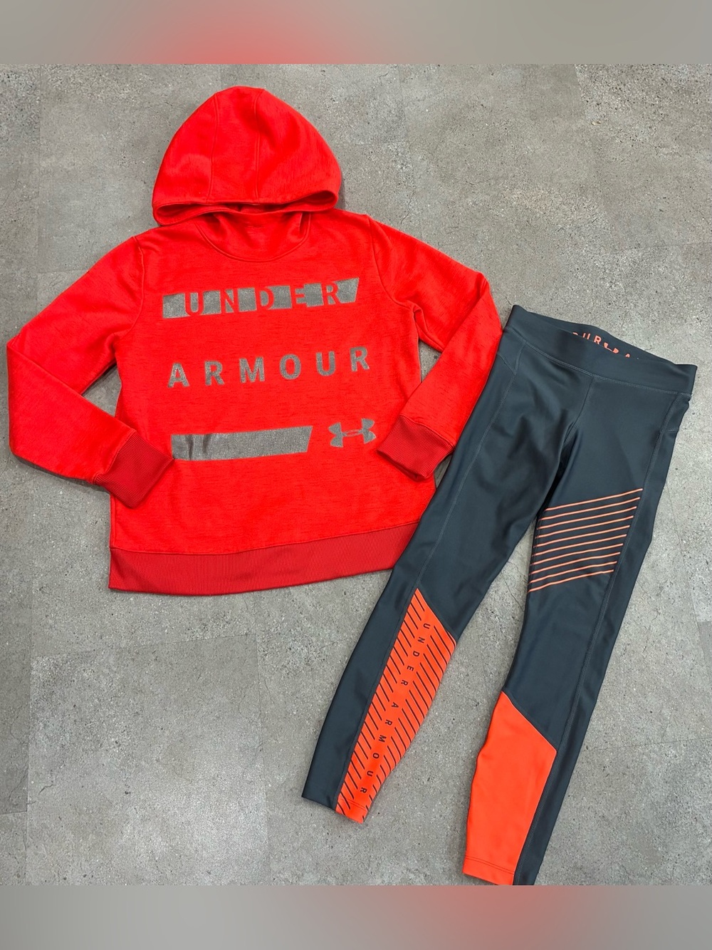 Womens UNDER ARMOUR Hoodie Sweatshirt & Leggings, sz Small